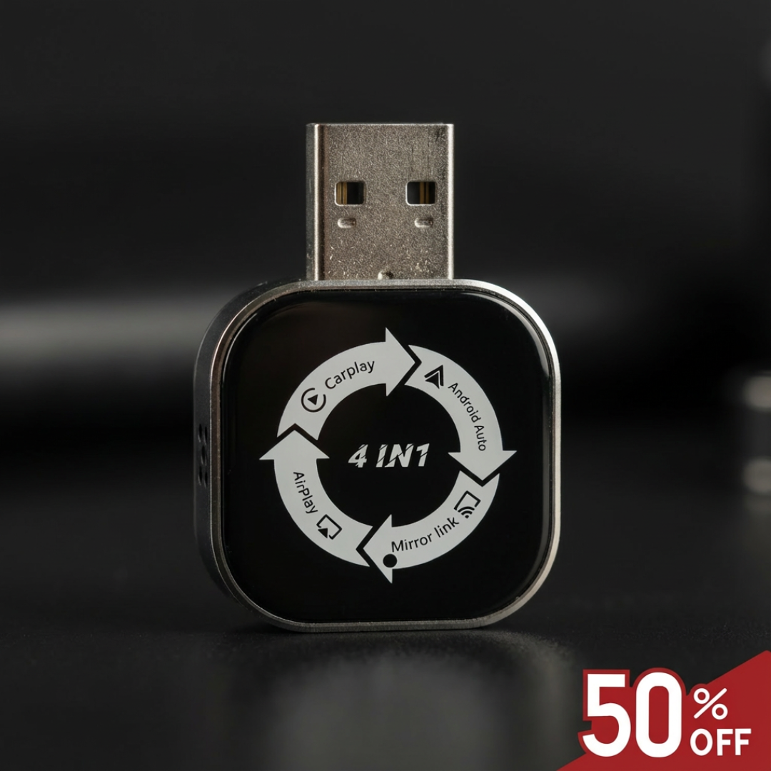 Bežični CarPlay adapter 4 u 1